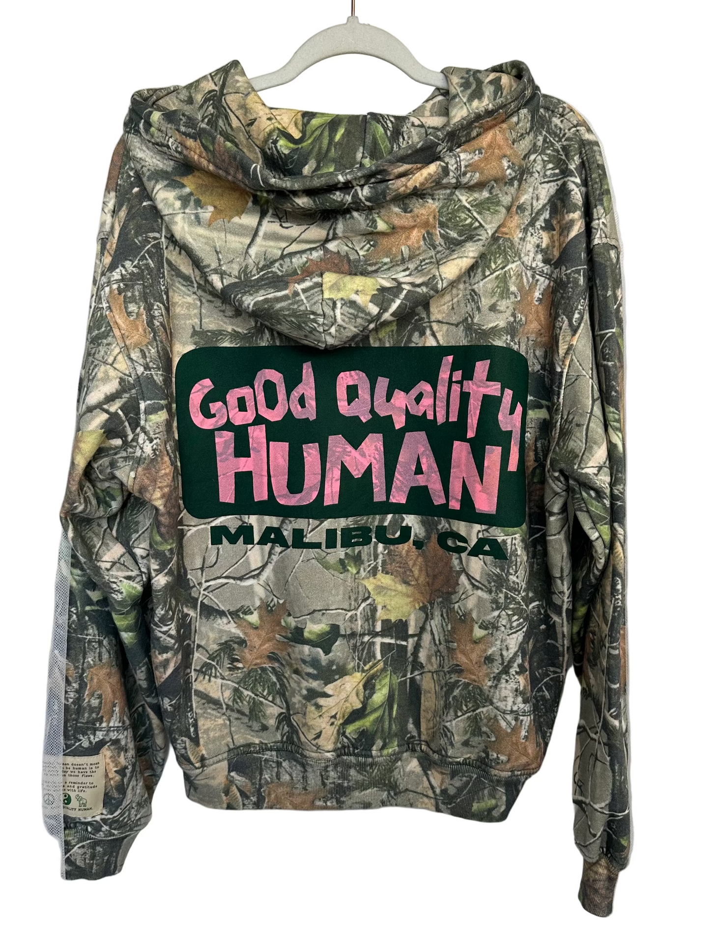 Good Quality Human Camo Zip Up