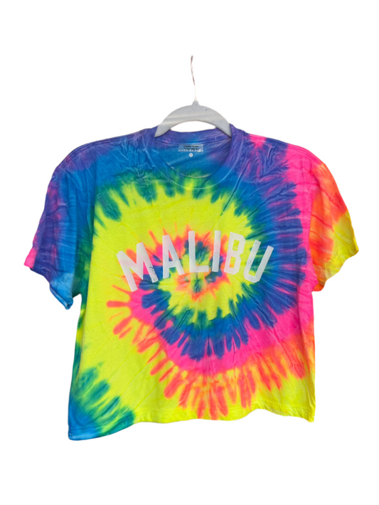 Malibu Cropped Tie Dye T-Shirt