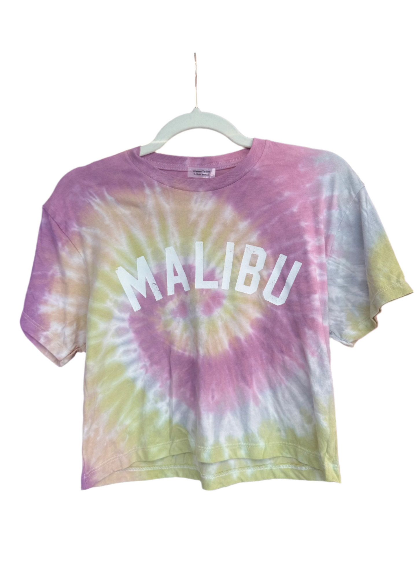 Malibu Cropped Tie Dye T-Shirt