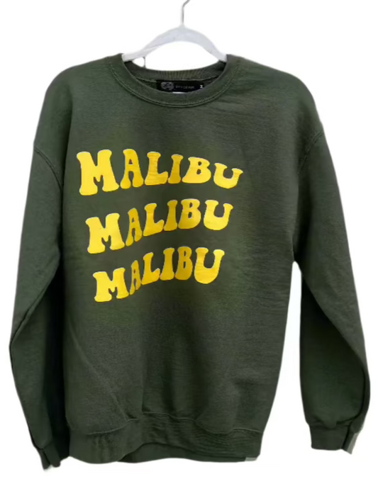 Triple Malibu Crewneck