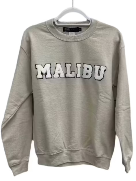 Malibu Letterman Crewneck