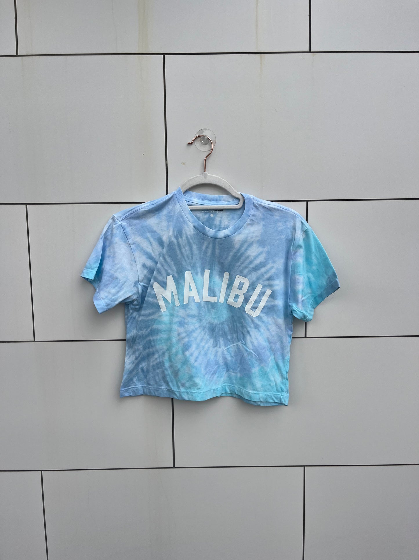 Malibu Cropped Tie Dye T-Shirt