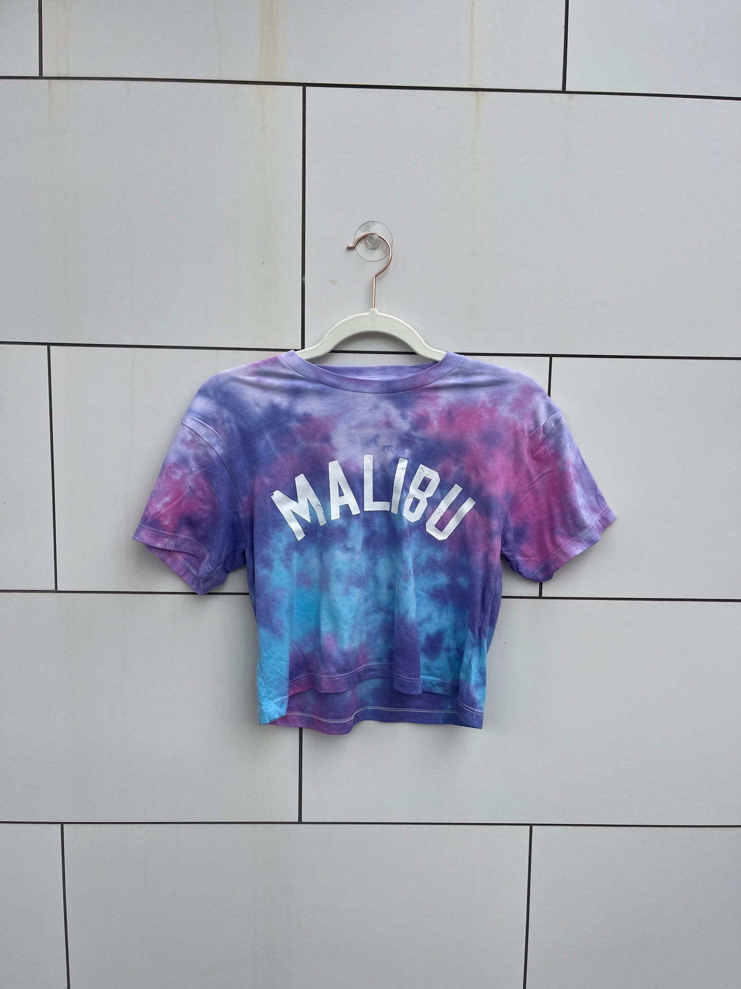 Malibu Cropped Tie Dye T-Shirt