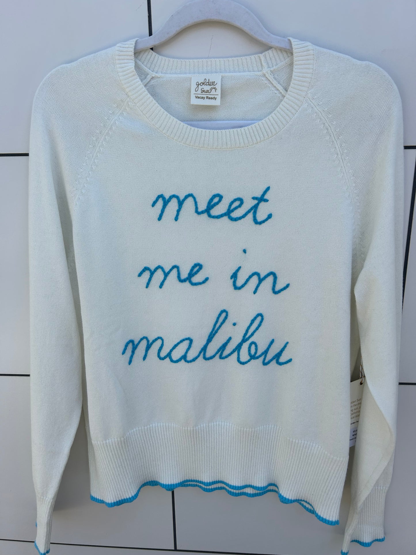 Meet Me in Malibu Cotton Sweater