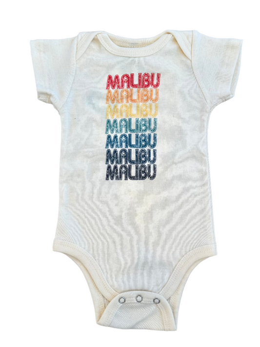 Baby Rainbow Malibu Onesie