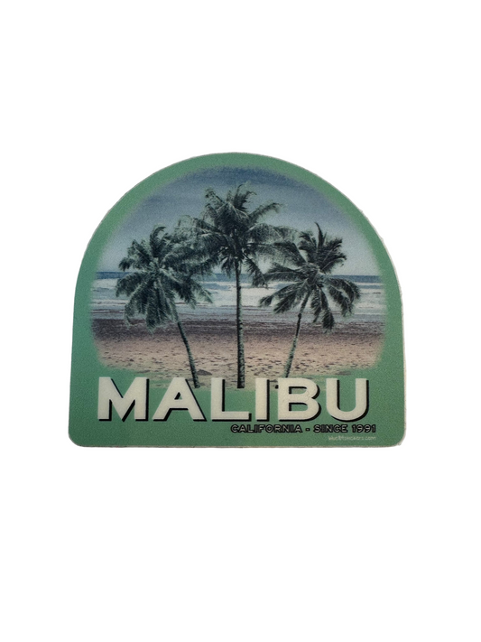 Malibu Beach Sticker - Large