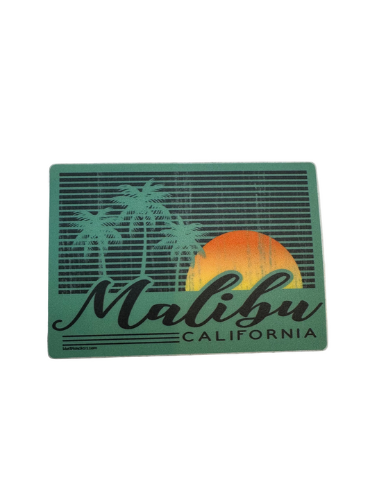 Green Malibu Sticker - Large
