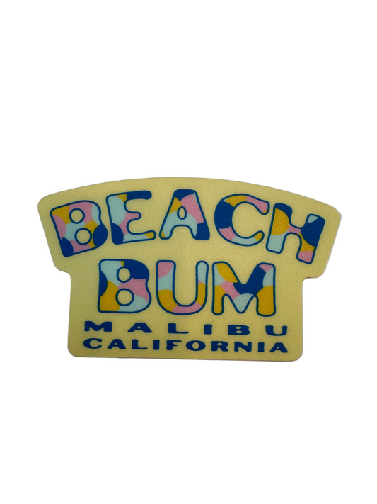 Beach Bum Sticker - Large