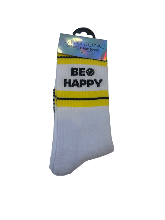 Living Royal Be Happy Socks