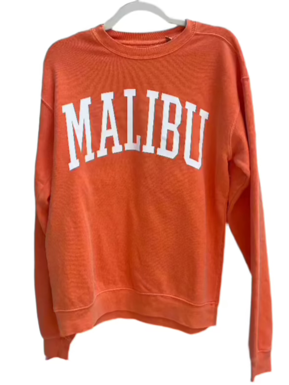 Malibu crew neck sweatshirt sale